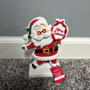Ashland Santa Claus Figurine - Red, White, and Black